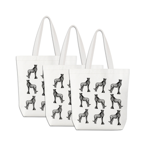 Sacs shopping en coton de qualité supérieure, élégants, imprimés d'animaux, 100% OEM, au meilleur prix en Inde. - Product Image 6