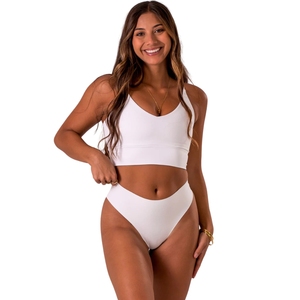 Maillot de bain une pièce taille basse couleur unie pour femme avec short intégré, respirant, en Spandex/Polyester, ensemble 2 pièces, tailles S-5XL - Product Image 3