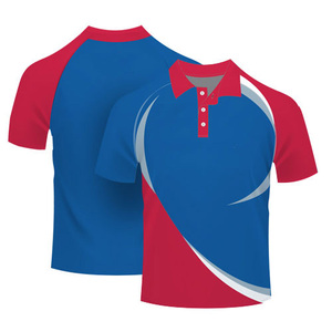 Chemises à manches courtes unies 100 % polyester pour hommes, brodées sur le devant, tricotées, respirantes, style streetwear personnalisé, pour le golf, vente en gros - Product Image 5