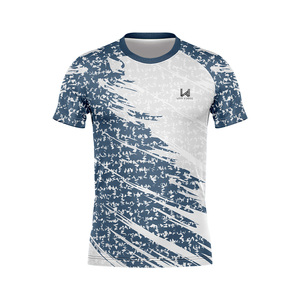 Custom Front Logo Sublimation Printed Short Sleeve O Neck T <b>Shirts</b> for Men Quick Dry Eco Friendly Regular Fit Breathable Fabric - Product Image 4
