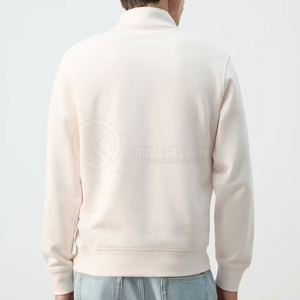 Sweat-shirt polaire demi-zip en coton mélangé pour homme, respirant et chaud, idéal pour le quotidien - Product Image 2