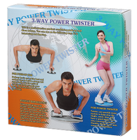 ALLWINWIN TWD21 Disque de torsion - Barre de push-up rotative détachable, planche d'exercice pour abdominaux