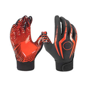 Nuevos Guantes Deportivos Personalizados con Logotipo Impreso en Caliente, Guantes de Fútbol Americano de Látex, Impermeables, con Pantalla Táctil, Antideslizantes y Duraderos - Product Image 1