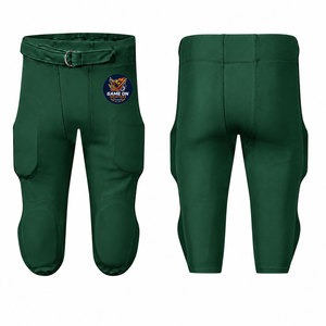 American Football 100% Polyester Pant With Built in <b>Pads</b> High Impact Protection Premium Integrated Pants With Attached <b>Pads</b> - Product Image 2