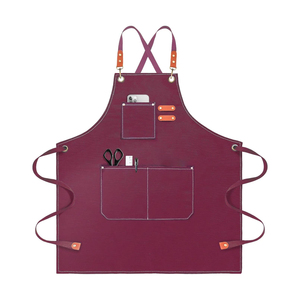 Delantal de Barbero Duradero de Alta Calidad con Diseño de Capa Ajustable y Bolsillos para Herramientas y Accesorios, Tela de Poliéster/Nailon - Product Image 1