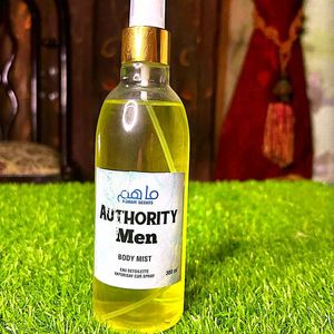 สเปรย์น้ำหอมสำหรับผู้ชาย Authority Men ขนาด 300 มล. ขวด PET หัวปั๊มสีทอง กลิ่นหอมติดทนนาน ดับกลิ่นกาย ให้ความรู้สึกสดชื่น - Product Image 2