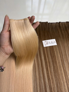 Extensions de cheveux vietnamiens Lexhair en vrac, super double drawn, vierges Remy, 100g avec clips - Product Image 2