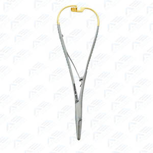 Porte-aiguilles en acier inoxydable de qualité médicale Tc 17 cm, forceps de chirurgie buccale, forceps Lichtenberg, instrument médical - Product Image 4