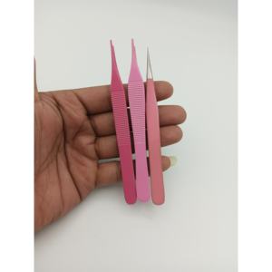 Pinzas de Cejas de Acero Inoxidable de Lujo con Punta Puntiaguda, Marca Personalizada Modelo 260 - Product Image 2