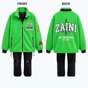 Women Premium 320 GSM Anti Pill Polar Fleece <b>Jacket</b> Full Zip <b>Warm</b> Winter Custom Embroidery Screen Print Woven Patch Logo - Product Image 1