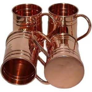 Best Seller Drinks and Coffee Use <b>Copper</b> <b>Mug</b> With Hammered Design - Product Image 2