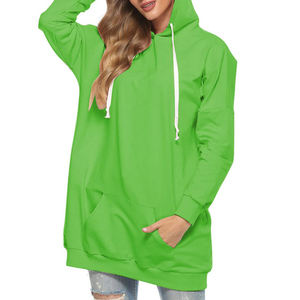 Sweat-shirt oversize à col roulé pour femme, couleur unie, tricoté, manches courtes, polaire, vêtement d'hiver, coupe classique, col rond, sweat à capuche long - Product Image 1