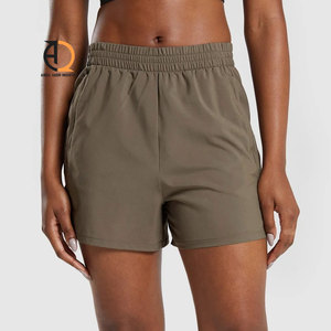 Shorts décontractés taille haute pour filles, shorts en jersey pour femmes avec poches - Product Image 4