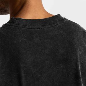 T-shirt coupe slim épais délavé à l'acide – Créez votre marque avec impression DTG, 250 GSM, 100 % coton - Product Image 4