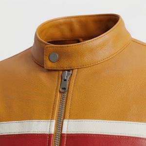 Veste en cuir pour enfants NAI-K08, style motard, vêtement de protection pour moto, couleur personnalisée - Product Image 4