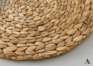 Water Hyacinth Placemat Heat Resistant Handwoven Eco-Friendly Country Style <b>Table</b> Mat for Dining <b>Table</b> <b>Protection</b> >600mm - Product Image 6