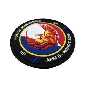 Écussons en silicone personnalisés pour uniformes tactiques, pressés à chaud, avec logo en PVC souple, badges en caoutchouc PVC - Product Image 2