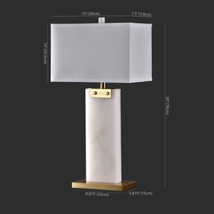 Modern <b>Marble</b> Accent Lighting Featuring Clean Rectangular Silhouette Premium Designer Finish And Soft Ambient Glow - Product Image 2