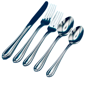 Juego de Cubiertos de Cocina de Alta Calidad Personalizado, Apto para Lavavajillas, Acero Inoxidable 410, 5 Piezas, Cubiertos de Lujo con Diseño Elegante - Product Image 1