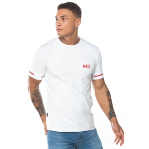 เสื้อยืดโอเวอร์ไซส์แฟชั่นใหม่สำหรับผู้ชาย พิมพ์โลโก้ตามสั่ง คอกลม แขนสั้น ผ้าฝ้าย 100% ไซส์พลัส สไตล์ฮิปฮอป - Product Image 4