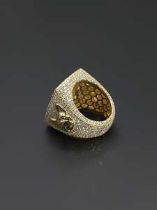 Custom Lab Grown Diamond Moissanite <b>Ring</b> 925 Sterling Silver 10K 14K 18K Solid Gold Men's Hip Hop Iced Out <b>Statement</b> <b>Ring</b> OEM - Product Image 4