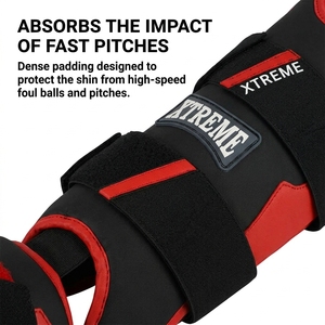 Protège-jambes de baseball personnalisé en mousse rembourrée pour jeunes et adultes, avec protection renforcée du genou, fournisseur en gros de vêtements de sport - Product Image 3