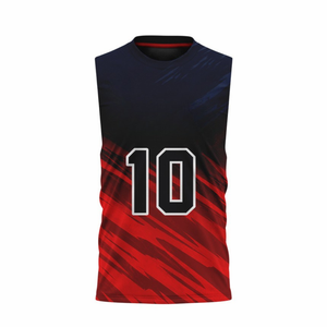 Ensemble maillot et short de football 7v7 pour garçons, col rond, sans manches, uniforme d'équipe pour jeunes, imprimé à rayures diagonales, nom et numéro de joueur personnalisés - Product Image 3