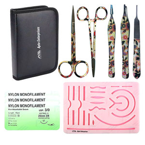 Dissection Suture Training Practice <b>Kit</b> Surgical Medic Instruments Set Large Suture Pad Suture Practice <b>Kit</b> For Medical Students - Product Image 1