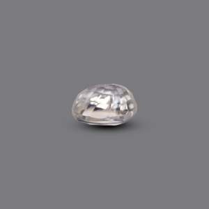 Synthetic Paraiba Square Cut White Zircon 4.25 Carat Loose Gemstone for Fine Jewelry - Product Image 3