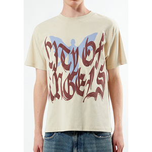 T-shirts d'été pour hommes à manches courtes en tricot 100 % coton – Impression personnalisée, écologiques, séchage rapide, style décontracté chic, faible MOQ - Product Image 2