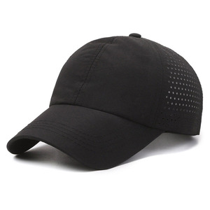 <b>Black</b> Twill 6-Panel <b>Baseball</b> <b>Cap</b> Hand Embroidery Heat-Transfer Printed Logo Unisex Casual Adjustable Metal Buckle Closure - Product Image 1