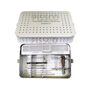 Juego de Instrumentos para Tornillos de Compresión Canulados PISSCO de 3.5mm con Destornillador Estrella y Caja de Esterilización - Product Image 1