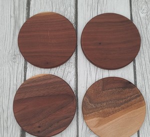 Wooden <b>Coaster</b> High Quality Custom Wood Coffee Cup <b>Coaster</b> Set Round Wooden <b>Drinks</b> <b>Coasters</b> <b>Drink</b> Mats Heat Resistant - Product Image 6