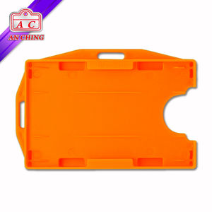 Porte-cartes rigides en ABS à face ouverte pour deux cartes - Product Image 5