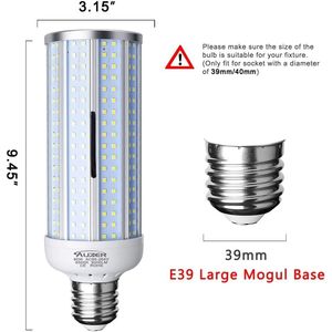 หลอดไฟ LED ขนาดใหญ่ 80 วัตต์ 8000 ลูเมน 6500K แสงขาวกลางวัน AC 85V-265V ขั้วโมกุล E39 8000 ลูเมน 6500K แสงขาวกลางวัน - Product Image 4