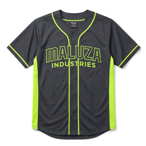 Camisetas de Béisbol con Impresión por Transferencia de Calor, Personalizadas con Bordado Frontal en Tela Tackle Twill, Ropa Deportiva de Equipo, Camisetas Retro Casuales de Softbol - Product Image 1