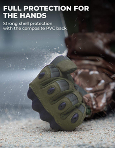 Gants tactiques durables avec une adhérence améliorée et un soutien renforcé de la paume pour les travaux en extérieur, l'entraînement, la randonnée et les programmes d'aventure - Product Image 3
