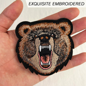 Parches de Tela Tejida Bordados Personalizados con Diseños de Alfabeto y Flores, Parches Bordados a Mano para Coser - Product Image 5