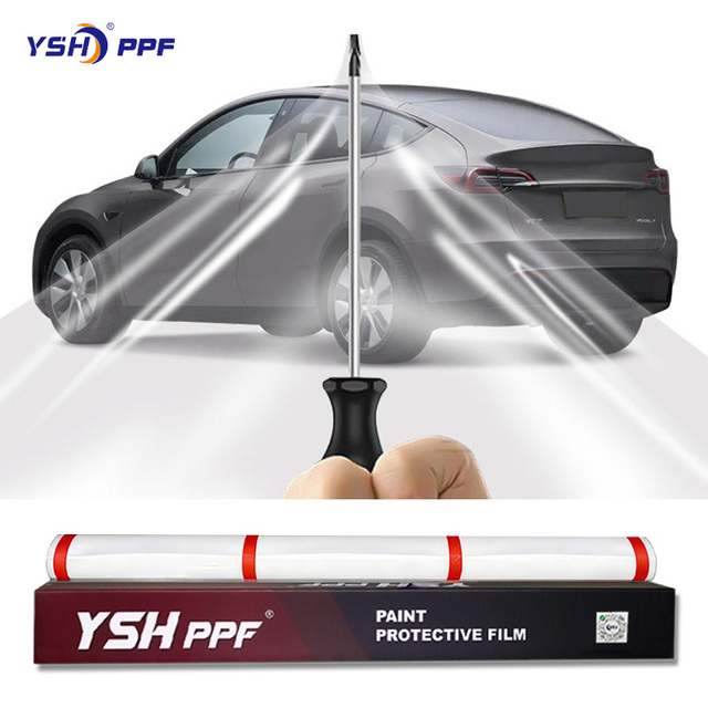 5 Years Warranty High Anti Yellowing Self Healing TPU PPF Film PPF Paint Protection Film Glossy Black Car Protective Film