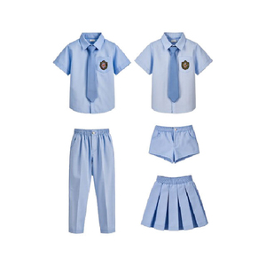 Custom Women Anime School Uniform Cosplay Costume <b>Brown</b> Blazer Blue Pleated Skirt Ribbon <b>Tie</b> Outfit Set Supplier - Product Image 5