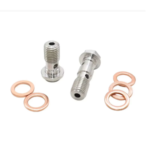 สลักเกลียวแบนโจเหล็กกล้าคาร์บอนพรีเมียม เกรด 10.9/12.9 ความแข็งแรงสูง ทนทาน อุปกรณ์ยึดติดสำหรับงานอุตสาหกรรมและเครื่องจักร - Product Image 1