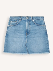 Customizable Multi-pocket Denim <b>Mini</b> Women's Denim Skirt High Quality Breathable Cotton Women's Casual Summer Wear - Product Image 5