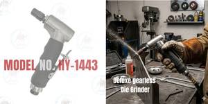 Kit de Amoladora Neumática sin Engranajes de 1/4 de Pulgada de Lujo con 20000 RPM - Para Pulir y Esmerilar, 1 Año de Garantía - Product Image 3