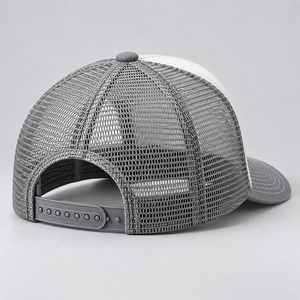 Casquette de baseball trucker brodée haut de gamme, structurée, avec dos en maille, réglable par fermeture à pression, personnalisable, tendance, pour l'extérieur et décontractée - Product Image 3