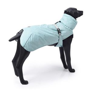 Nuovo stile XL blu cane giacca invernale impermeabile in poliestere caldo tessuto di riempimento per animali domestici - Product Image 2
