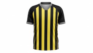 Black White Striped Soccer <b>Referee</b> Shirt Volleyball <b>Referee</b> Uniform Football Umpire Shirt Soccer Jerseys 100% Polyester Stretch - Product Image 3