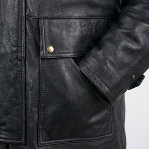 Chaqueta de Motociclista de Cuero para Hombre NAI-0438A, Estilo Biker, Corte Regular, Verano, Logotipo Frontal, Ropa Protectora para Motociclismo, Color Personalizado - Product Image 5