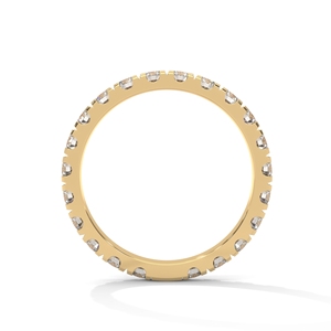 Anillo de Boda Clásico con Diamantes de Punta Compartida - Product Image 3
