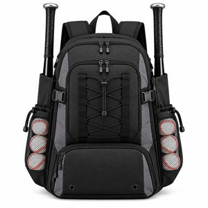 Mochila de Béisbol de Alta Calidad, Bolsa para Bate de Softbol, Bolsa para Equipo, Compartimento para Zapatos, Mochila Deportiva Unisex Personalizada para Béisbol - Product Image 2