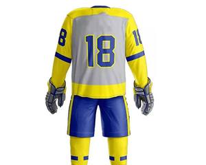 Uniforme de hockey sobre hielo para hombre de buena calidad, totalmente personalizado, muy vendido, uniforme de hockey sobre hielo para hombre de alta calidad y última tendencia. - Product Image 3